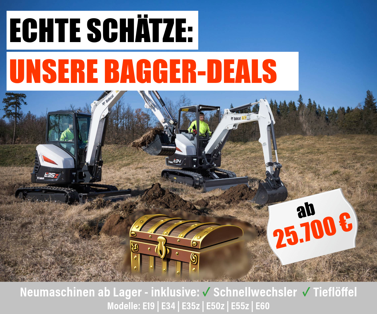 Minibagger Deals von Bobcat