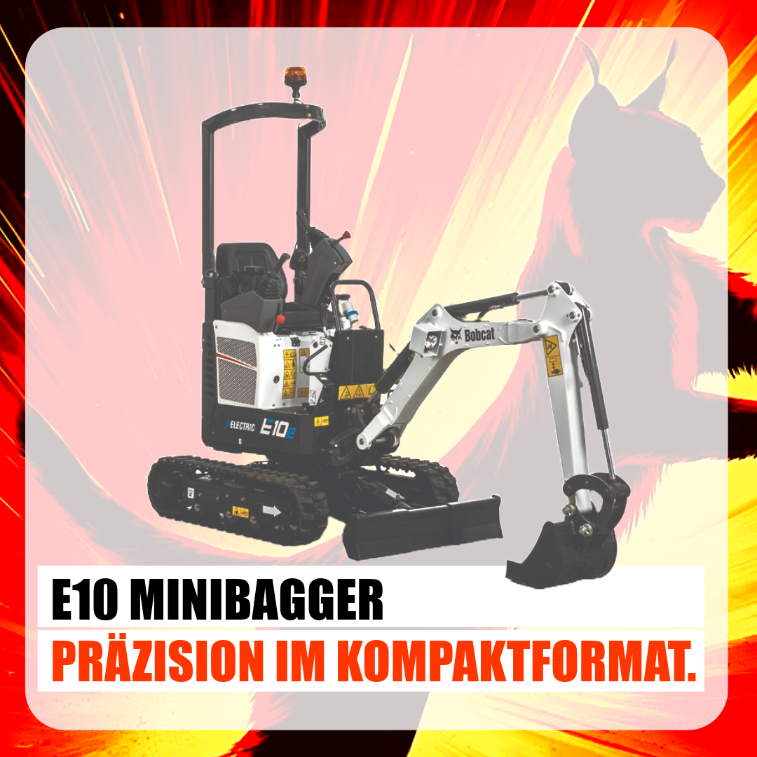 E10 Minibagger - Kraftpaket Aktion 