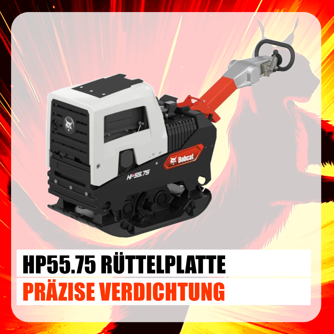 Hydrostatische Rüttelplatte HP55.75 - Kraftpaket Aktion