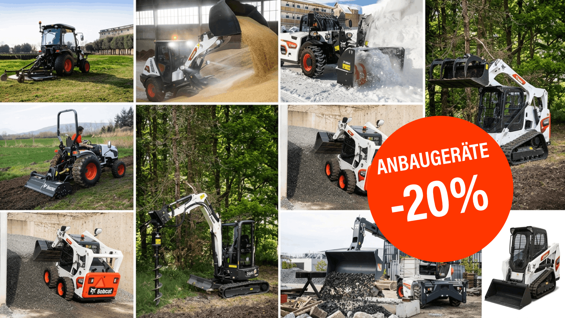 Sonderpreise für Anbaugeräte