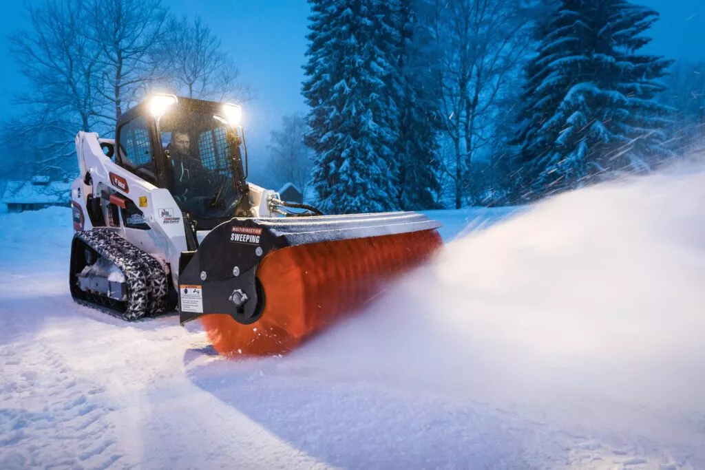 Schneebürste für Bobcat-Lader