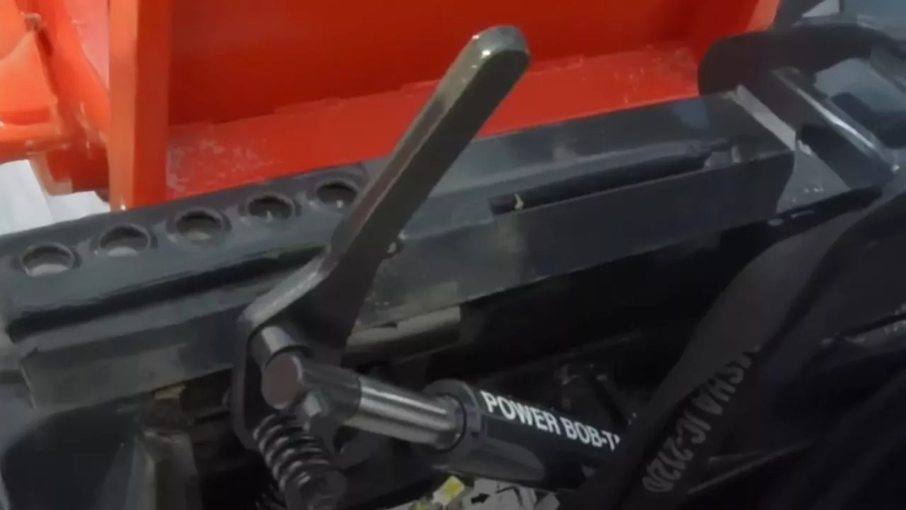 Detailaufnahme eines Bob-Tach Schnellwechslers