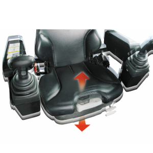 Höhenverstellbarer Federsitz