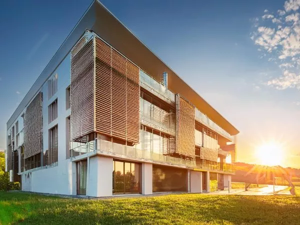 Symbolbild für ein modernes Haus nach Gebäudetyp E