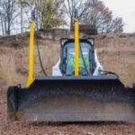 Planierschild - Sicht von vorne