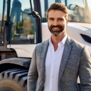 Betreiber eines Maschinenparkverleihs