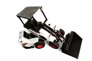 Ansicht von oben über das Knickgelenk des Knickladers L23