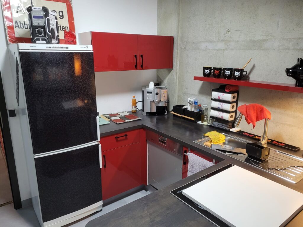 Blick in die Küche