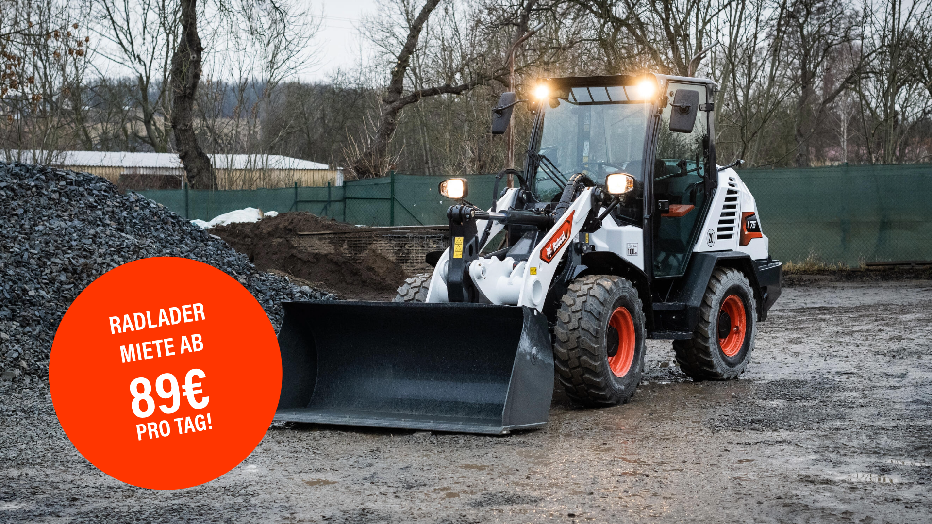 RadladerMiete Angebot Bobcat Kramer