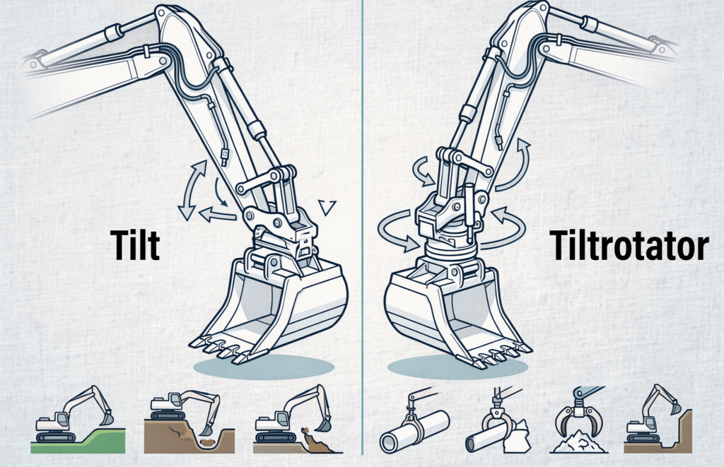 Infografik - Vergleich Tilt vs Tilrotator
