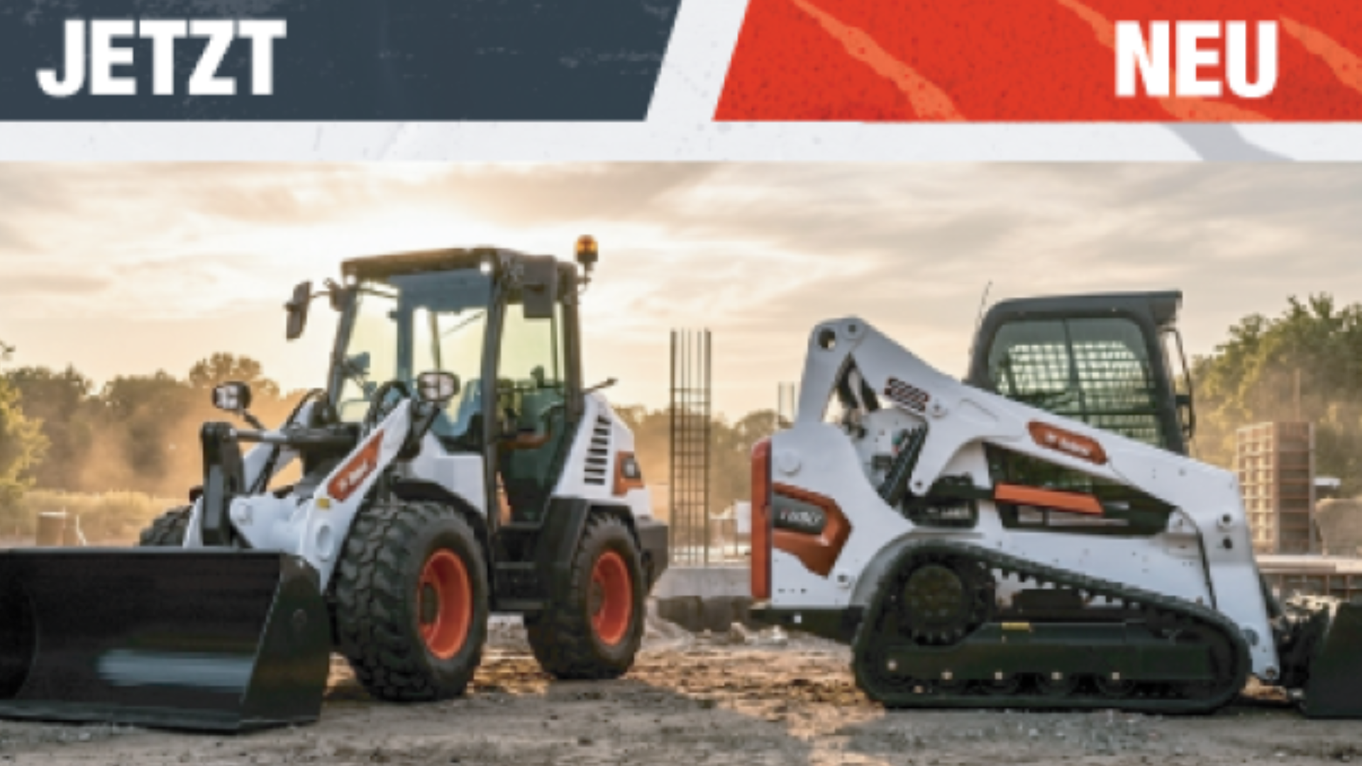 Lader-Aktion von Bobcat - Radlader und Raupenlader